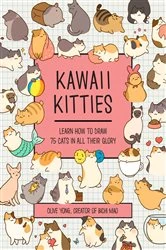 Book cover of Mini Kawaii Kitties by Olive Yong