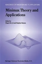Book cover of Minimax Theory and Applications by Biagio Ricceri