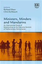 Book cover of Ministers, Minders and Mandarins by Richard Shaw