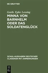 Book cover of Minna von Barnhelm oder das Soldatenglück (5th ed.) by Gotth. Ephr. Lessing