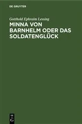 Book cover of Minna von Barnhelm oder das Soldatenglück (6th ed.) by Gotthold Ephraim Lessing