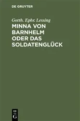Book cover of Minna von Barnhelm oder das Soldatenglück (9th ed.) by Gotth. Ephr. Lessing