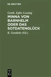 Book cover of Minna von Barnhelm oder das Sotdatenglück by Gotth. Ephr. Lessing