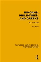 Book cover of Minoans, Philistines and Greeks by Andrew Robert Burn