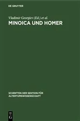 Book cover of Minoica und Homer by Vladimir Georgiev