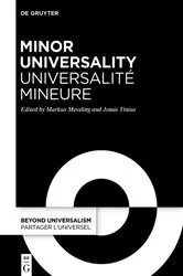 Book cover of Minor Universality / Universalité mineure by Markus Messling