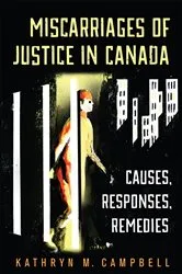 Book cover of Miscarriages of Justice in Canada by Campbell, Kathryn, M.