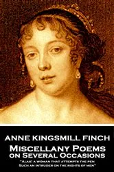 Book cover of Miscellany Poems on Several Occasions by Anne Kingsmill Finch