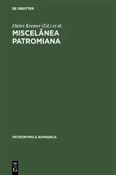 Book cover of Miscelânea Patromiana by Dieter Kremer