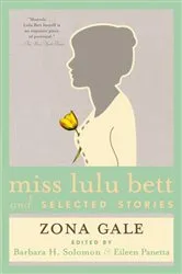 Book cover of Miss Lulu Bett and Selected Stories by Zona Gale