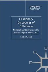 Book cover of Missionary Discourses of Difference by E. Cleall