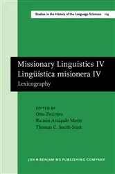 Book cover of Missionary Linguistics IV / Lingüística misionera IV by Unknown