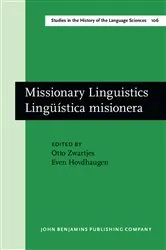 Book cover of Missionary Linguistics/Lingüística misionera by Unknown