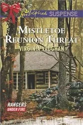 Book cover of Mistletoe Reunion Threat by Virginia Vaughan