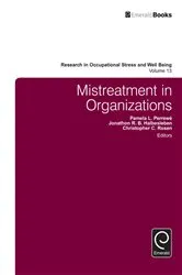 Book cover of Mistreatment in Organizations by Pamela L. Perrewé