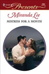 Book cover of Mistress for a Month by Unknown