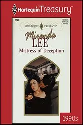 Book cover of MISTRESS OF DECEPTION by Miranda Lee