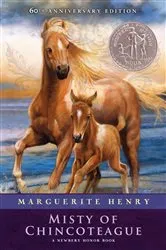 Book cover of Misty of Chincoteague by Marguerite Henry