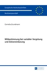 Book cover of Mitbestimmung bei variabler Verguetung und Zielvereinbarung by Cornelia Grundmann