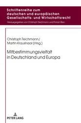 Book cover of Mitbestimmungsvielfalt in Deutschland und Europa by Christoph Teichmann