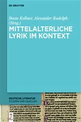Book cover of Mittelalterliche Lyrik im Kontext by Beate Kellner