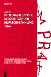 Book cover of Mittelbabylonische Kleidertexte der Hilprecht-Sammlung Jena by Unknown