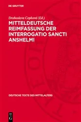 Book cover of Mitteldeutsche Reimfassung der Interrogatio Sancti Anshelmi by Unknown