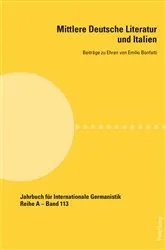 Book cover of Mittlere Deutsche Literatur und Italien by Hans-Gert Roloff