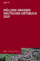 Book cover of Müllers Großes Deutsches Ortsbuch 2021 (37th ed.) by Unknown