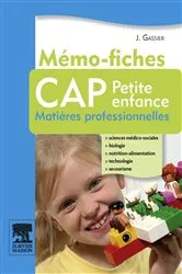 Book cover of Mémo-fiches CAP Petite enfance by Jacqueline Gassier