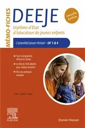 Book cover of Mémo-Fiches DEEJE - Diplôme d'État d'éducateur de jeunes enfants (3rd ed.) by Céline Rose