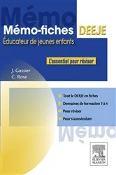 Book cover of Mémo-Fiches DEEJE - Diplôme d'État d'éducateur de jeunes enfants by Jacqueline Gassier