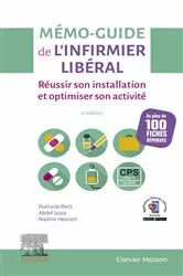 Book cover of Mémo-Guide de l'infirmier libéral (2nd ed.) by Nathalie PETIT