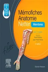 Book cover of Mémofiches Anatomie Netter - Membres (5th ed.) by Unknown