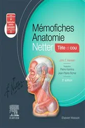 Book cover of Mémofiches Anatomie Netter - Tête et cou (5th ed.) by John T. Hansen