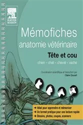 Book cover of Mémofiches anatomie vétérinaire - Tête et cou by Claire Douart