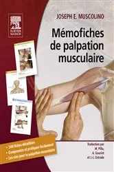 Book cover of Mémofiches de palpation musculaire by Joseph E. Muscolino