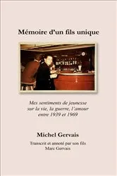 Book cover of Mémoire d'un fils unique by Unknown