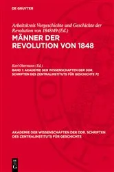 Book cover of Männer der Revolution von 1848. Band 1 (2nd ed.) by Karl Obermann