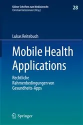 Book cover of Mobile Health Applications by Lukas Reitebuch