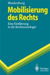 Book cover of Mobilisierung des Rechts by Erhard Blankenburg