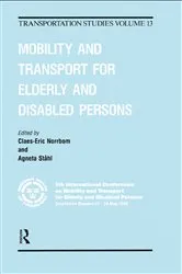 Book cover of Mobility and Transport for Elderly and Disabled Patients by Unknown