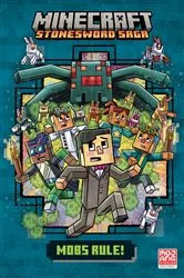 Book cover of Mobs Rule! (Minecraft Stonesword Saga #2) by Nick Eliopulos