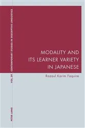 Book cover of Modality and Its Learner Variety in Japanese by Unknown