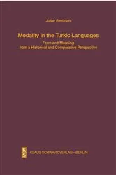 Book cover of Modality in the Turkic Languages by Julian Rentzsch
