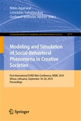 Book cover of Modeling and Simulation of Social-Behavioral Phenomena in Creative Societies by Nitin Agarwal