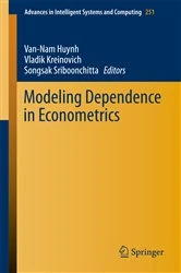 Book cover of Modeling Dependence in Econometrics by Van-Nam Huynh