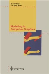Book cover of Modeling in Computer Graphics by Bianca Falcidieno