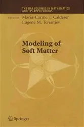 Book cover of Modeling of Soft Matter by Maria-Carme T. Calderer