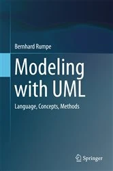 Book cover of Modeling with UML by Bernhard Rumpe